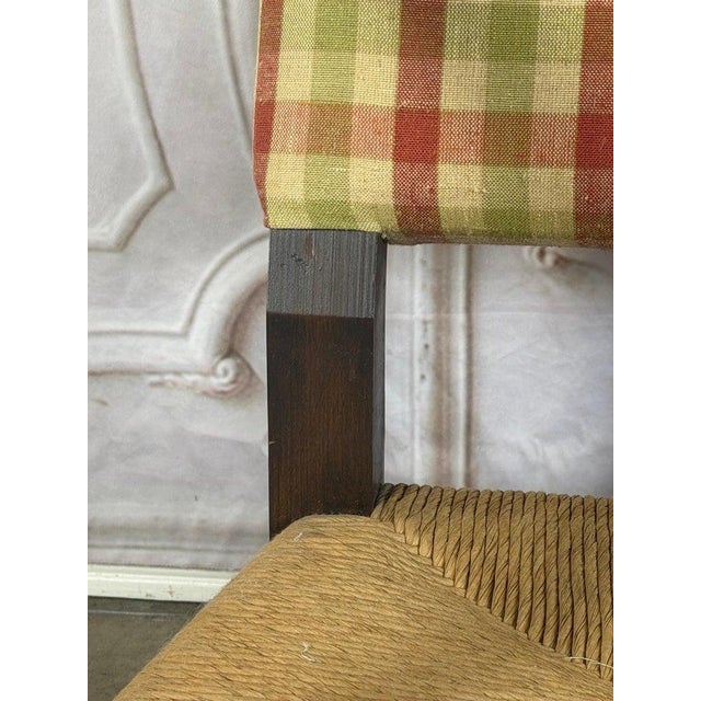 Pair of French Country Style Lounge Chairs W/ Ottomans For Sale - Image 14 of 15