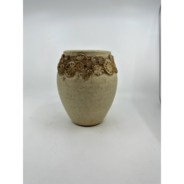 1960s Wishon-Harrell Studio Art Pottery Ceramic Vase With