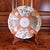 In orange and gold, a rare delicately painted Japanese inspired pattern, this dish features a fresh palette of burnt...