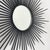 Brutalist Black Wrought Iron Sunburst Mirror, France, 1950s For Sale - Image 9 of 17