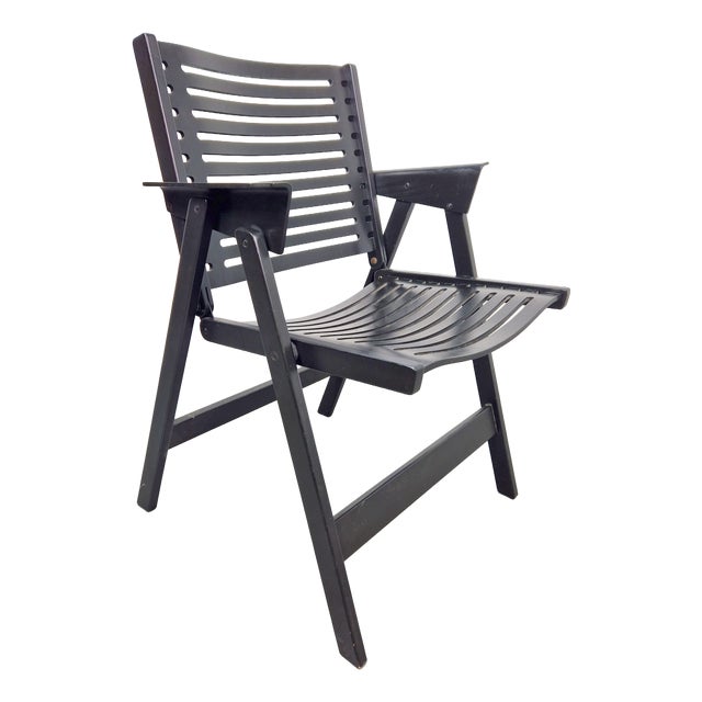 Vintage Black Garden Chair by Niko Kralj for Rex, 1960s For Sale