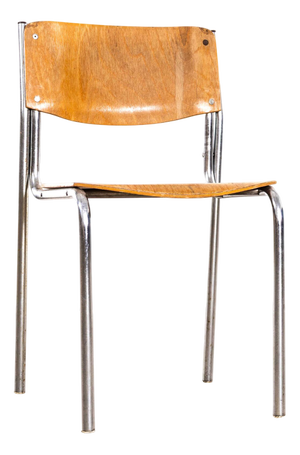 Chrome Frame Stacking Chair, 1970s
