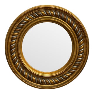 Windsor Art & Mirror Company Round Twist Wall Mirror, 20th Century For Sale