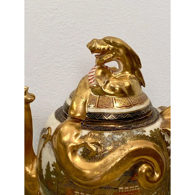 Circa 1880 Satsuma Tea Set, Japan For Sale - Image 4 of 11