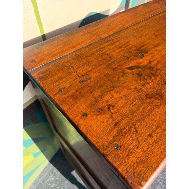 Antique American Sheraton Tallboy For Sale In Tampa - Image 6 of 16