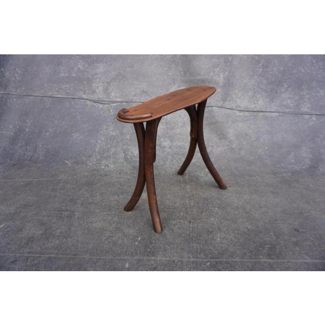 Late 19th Century attributed to Fischel Thonet Shoe Stool For Sale - Image 4 of 8