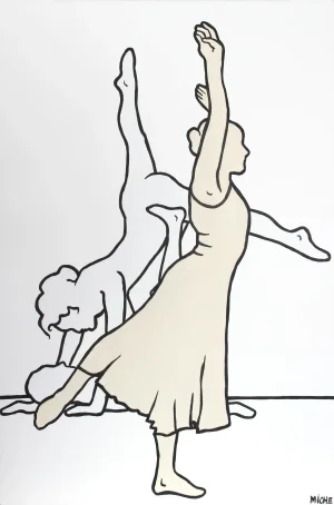 Dancers 5, Miche Watkins Acrylic on Canvas