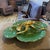 1950s Green and Gold Ceramic Centerpiece by Maioliche Artistiche Sestesi For Sale - Image 6 of 14