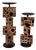 R & Y Augousti Bamboo Candle Holder Pricket, Pair For Sale