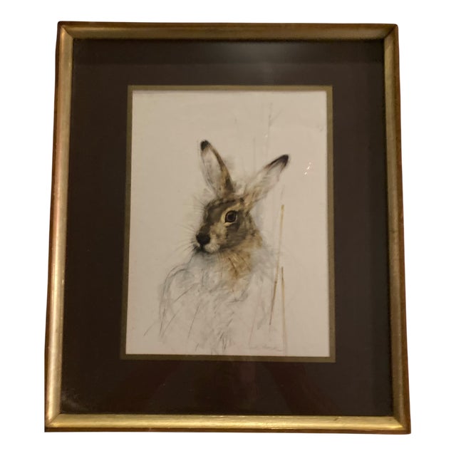 Mads Stage, Hare, 1980, Print, Framed For Sale