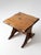 Vintage Rustic Lodge Style Side Table For Sale - Image 4 of 11