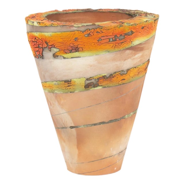 Studio Pottery Vase by Bob Shay For Sale