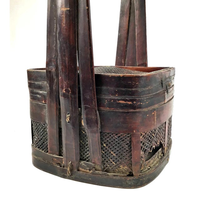 Late 19th Century 19th Century Chinese Wedding Basket For Sale - Image 5 of 13