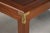 Vintage Solid Mahogany and Brass Dining Table For Sale - Image 12 of 13