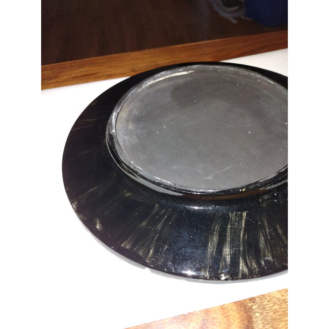 Late 20th Century Signs of the Zodiac Plate, MCM Ceramic For Sale - Image 6 of 6