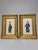 Wood Pair Chinese Qing Court Costume Lithographs in Elaborate Gilt Frames, C. 1900 For Sale - Image 7 of 9