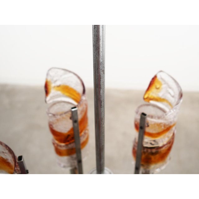 Red Italian Pendant Lamp in Murano Glass, Italy, 1970s For Sale - Image 8 of 18