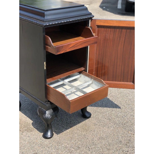 Edwardian Wine Celleratte Cabinets with White Star Line Decoration, Set of 2 For Sale - Image 6 of 13