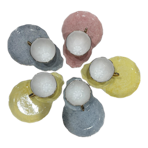 Vintage Royal Albert “Gossamer” Bone China Snack Set – Set of 5 Pastel Tea Cups & Luncheon Plates
