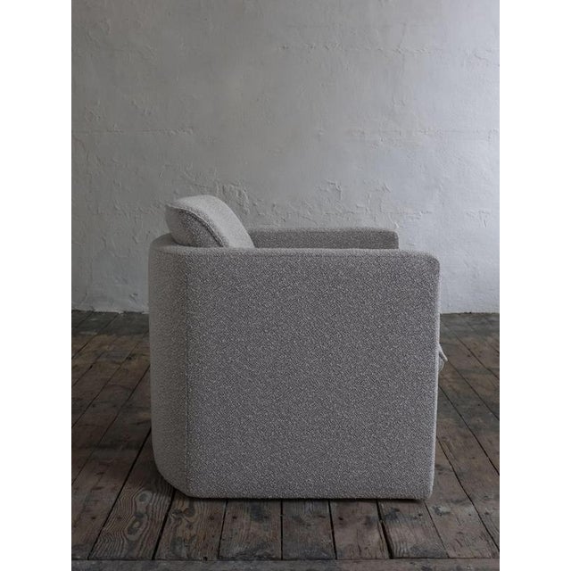 Gray Dedar Boucle Lounge Chair, 1990s For Sale - Image 4 of 8