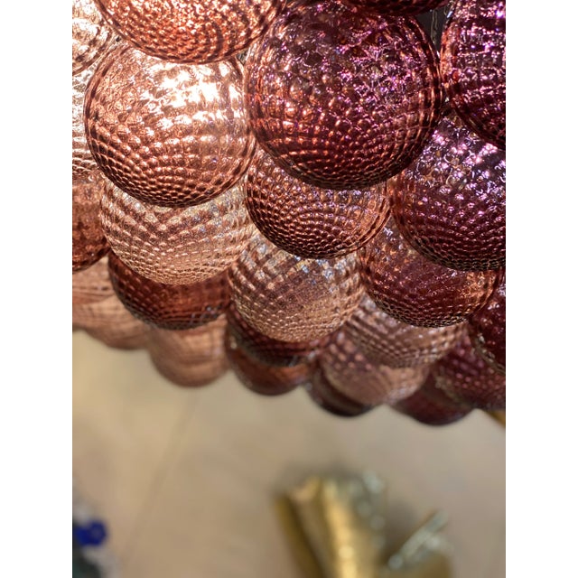 Mid-Century Modern Large Scenographic Ametista Murano Glass Chandelier For Sale - Image 3 of 11