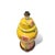 Asian Yellow Floral Porcelain Table Lamp For Sale - Image 4 of 6