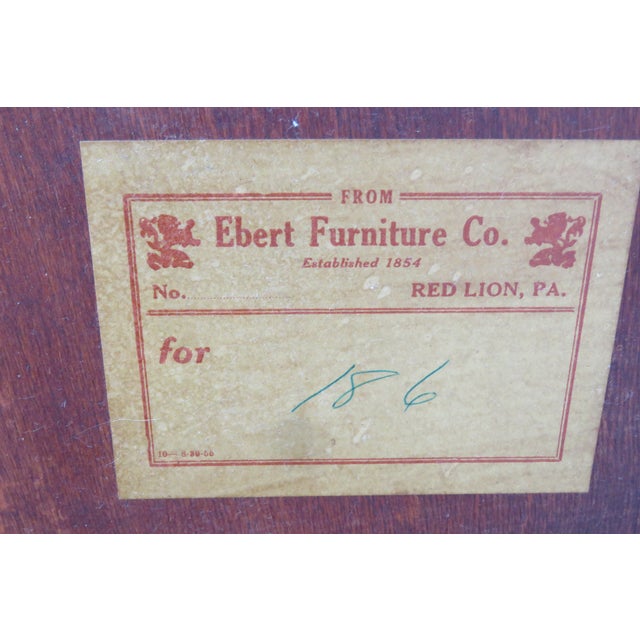 1940s Ebert Furniture Mahogany 1940s Bookcase Display Shelving Cabinet 6065 For Sale - Image 5 of 15
