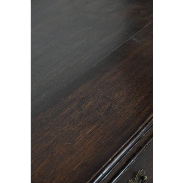 Antique English Oak Chest of Drawers, 18th Century For Sale - Image 12 of 17