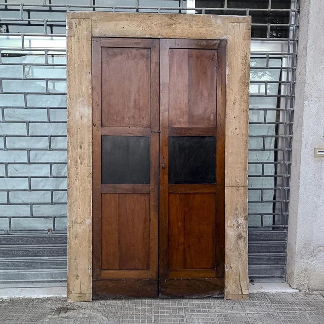 19th Century Two Frame Italian Door For Sale - Image 6 of 9