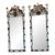 Vintage 60’s Twin Faux Bamboo & Seashell Encrusted Wall Mirrors - Designed by Cheryl P. Kohloff For Sale