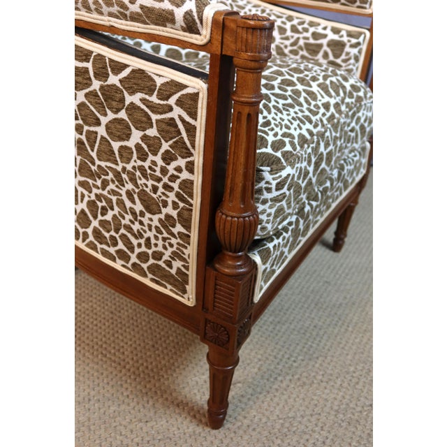 19th Century Bergère Armchairs, Set of 2 For Sale - Image 11 of 14
