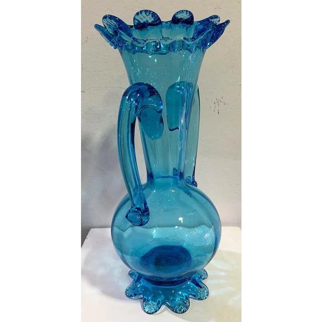 Vintage Blown Glass Vase from Gordiola For Sale - Image 3 of 7