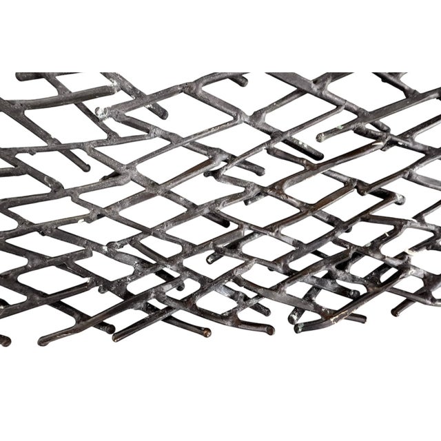 Michael Aram Monumental Vortex Wall Sculpture Welded Steel and Patinated Copper For Sale - Image 11 of 13