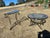 Maison Jansen Vintage LaBarge Steel & Brass Hollywood Regency Maison Jansen Style Demi-Lune Table and Coffee Table Set of 2 For Sale - Image 4 of 12