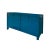 Chinese Oriental Dark Cerulean Blue 4 Drawers Sideboard Buffet Table Cabinet For Sale In San Francisco - Image 6 of 8