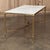 Metal Mid-Century Carrara Marble and Gilded Brass Maison Jansen Style Coffee Table For Sale - Image 7 of 16