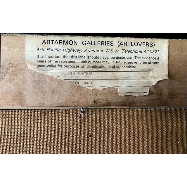 Contemporary 1930’s Renis Zusters Oil Painting For Sale - Image 3 of 4