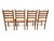 Textile Italian Country Ladder Back Dining Chairs With Woven Rush Seats – Set of 4 For Sale - Image 7 of 18