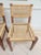 Wood Mid-Century French Woven Abaca and Oak Side Chairs attributed to Adrien Audoux & Frida Minet, 1950s, Set of 2 For Sale - Image 7 of 12