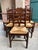 Vintage English Dining Chairs Set 6 Oak Ladder Back Rush Seat Woven . Direct from England, a lovely set of six vintage...