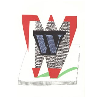 1991 'W' From 'Hockney's Alphabet' by David Hockney For Sale