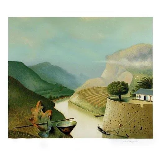 Modern Bernique, Michel Charpentier Lithograph For Sale - Image 3 of 3