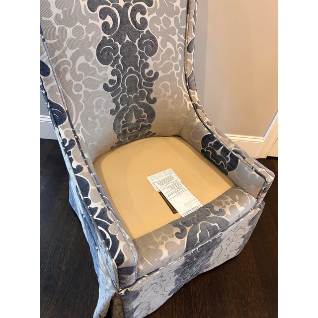 Upholstered Dining Skirted Chair by Pearson For Sale In Boston - Image 6 of 7