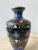 Antique Chinese Enamel Cloisonne and Brass Vase For Sale - Image 11 of 13