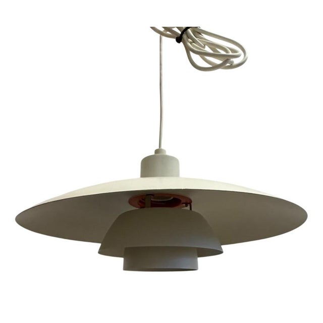 Red Pendant Lamp by Henningsen for Louis Poulsen, 1960s For Sale - Image 8 of 8