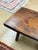 Late 20th Century Vintage Rustic Solid Wood Live Edge Slab Coffee Table in Rich Brown For Sale - Image 5 of 8
