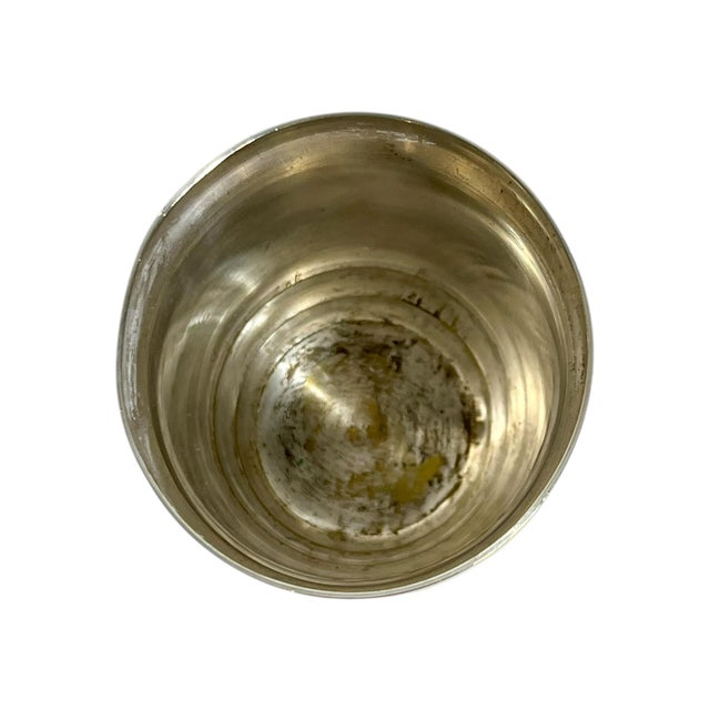 Set of 3 French Art Deco Silver Cups or Matchstick Holders Including One by Maison Lancel For Sale - Image 6 of 12