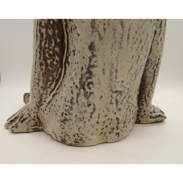 Large Mid-Century Belgian Ceramic Figurine from Emiel Laksakris, 1960s For Sale - Image 6 of 15