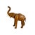 A charming and character-rich vintage Moroccan leather elephant, handcrafted with beautifully detailed texture and warm,...