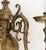 Pair of Dutch Style Bronze Three-Branch Wall Sconces For Sale - Image 4 of 10